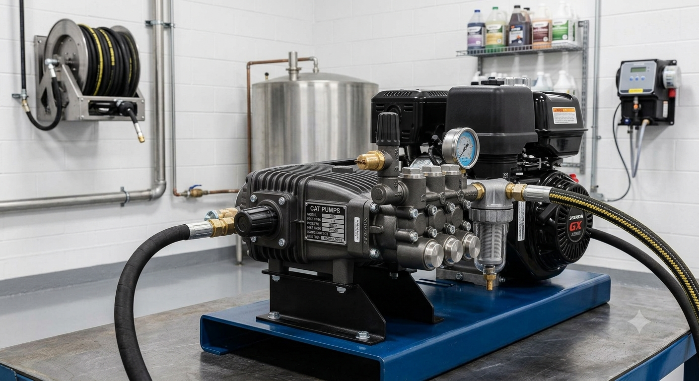 ApexDrive 5000 Commercial Belt-Drive Pressure Washer Pump