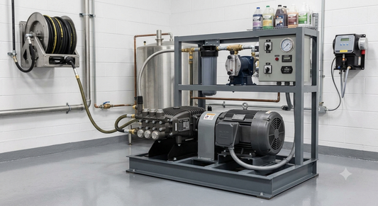 VoltCore Industrial 7000 Electric Pressure Washing Station