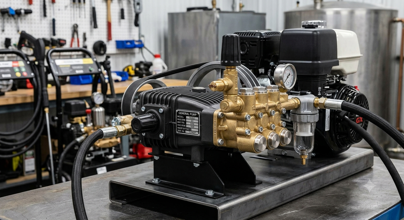 IronCore GX 5500 Belt-Drive Pressure Washer Pump System