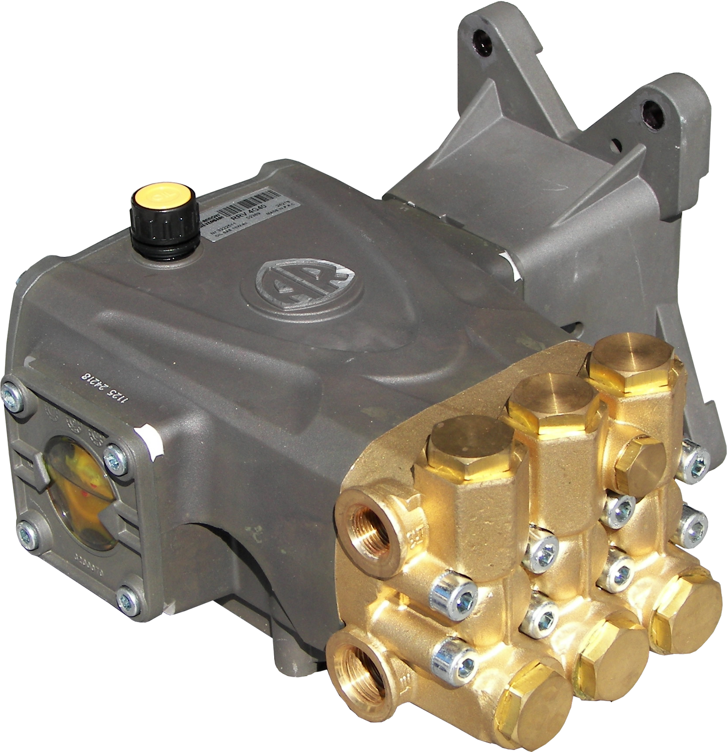 Direct-drive pressure washer pump, 4 GPM at 4000 PSI, model RRV4G40D-F24