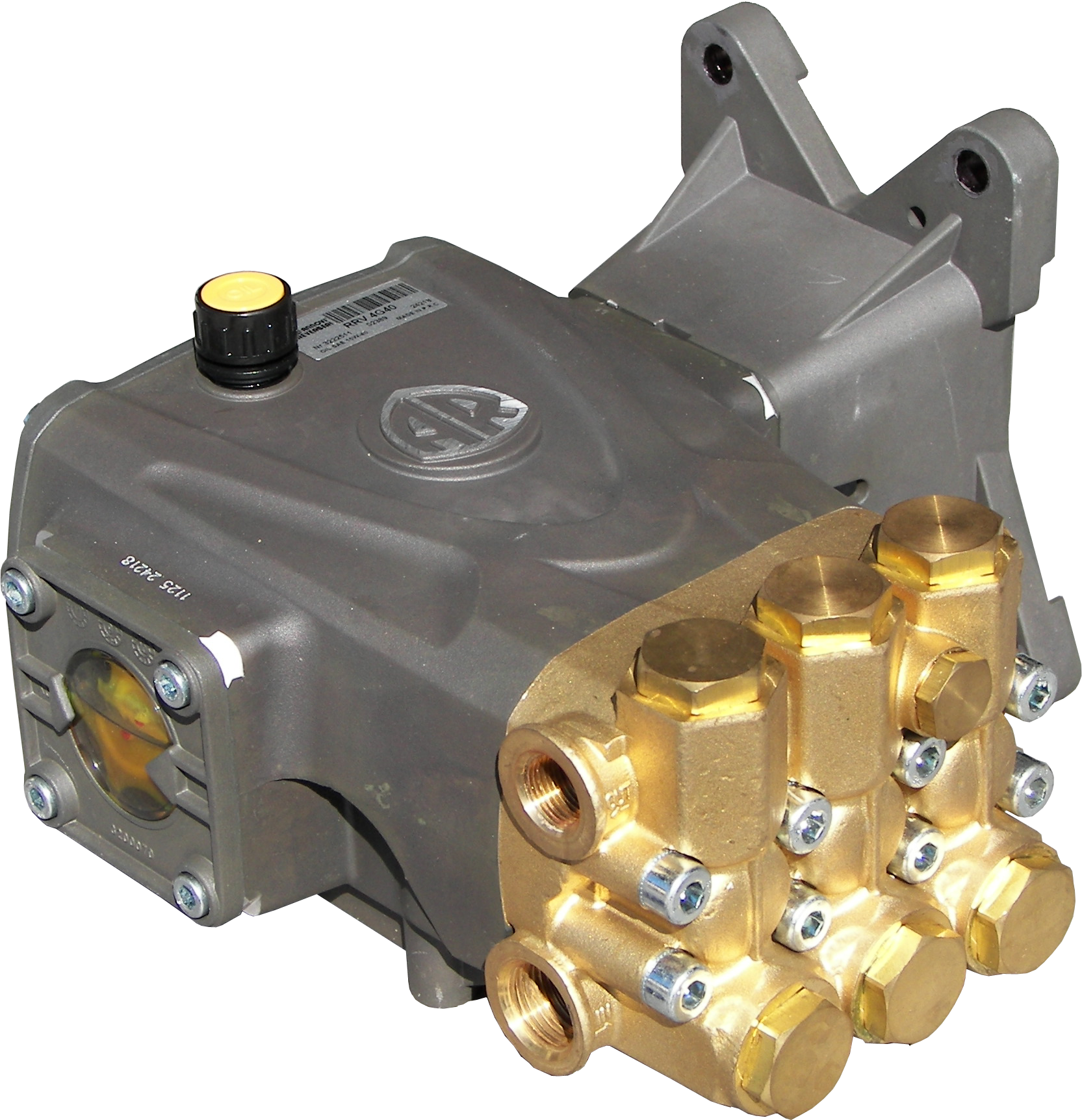 Direct-drive pressure washer pump, 4 GPM at 4000 PSI, model RRV4G40D-F24