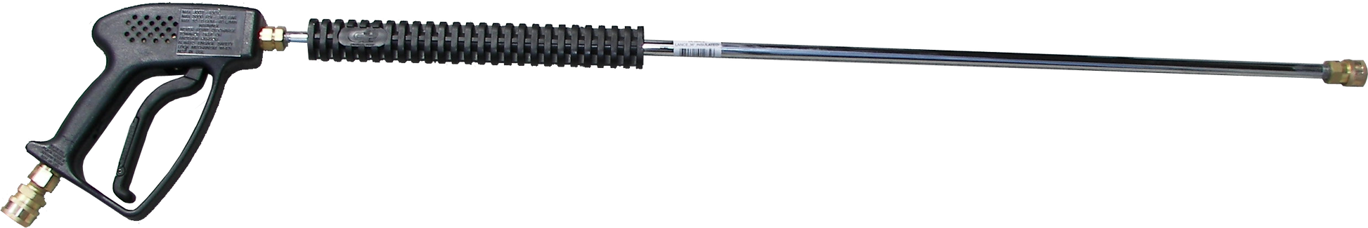 Insulated pressure washer gun and wand assembly with quick connects, model AGU03621290C-I