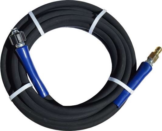 25-foot 3/8-inch pressure washer hose assembly with quick connects, model AHS120-HCMP