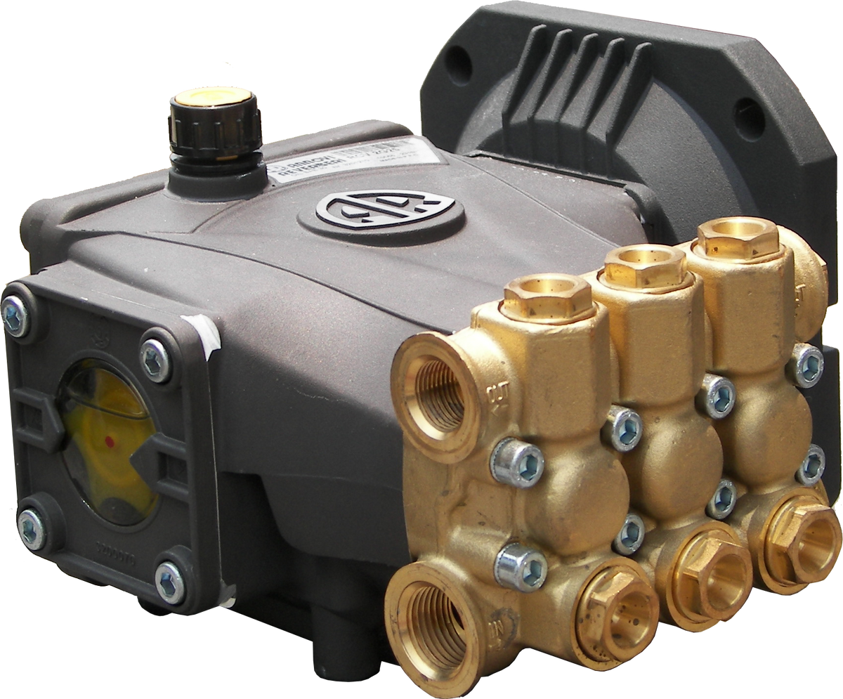 Pressure washer pump, 2 GPM at 2500 PSI and 3400 RPM, model RCV2G25E-F8