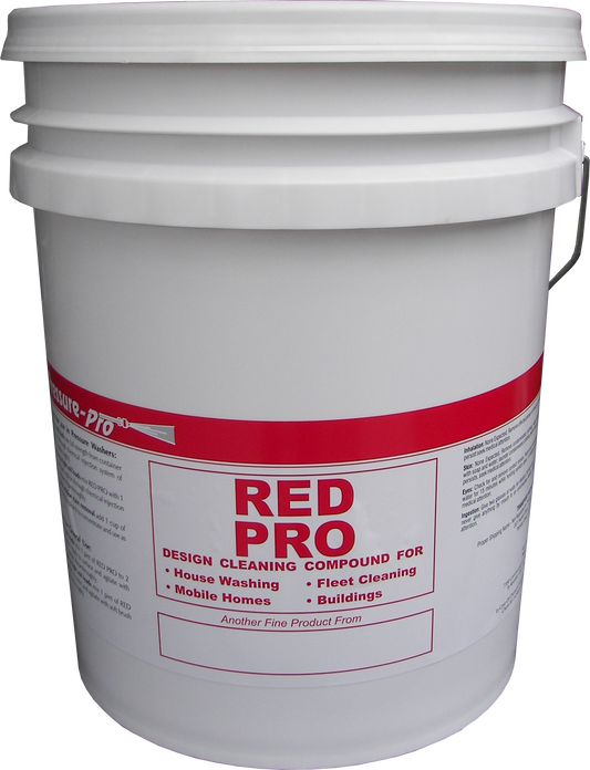 Red Pro detergent, five-gallon pail, SKU RED-5