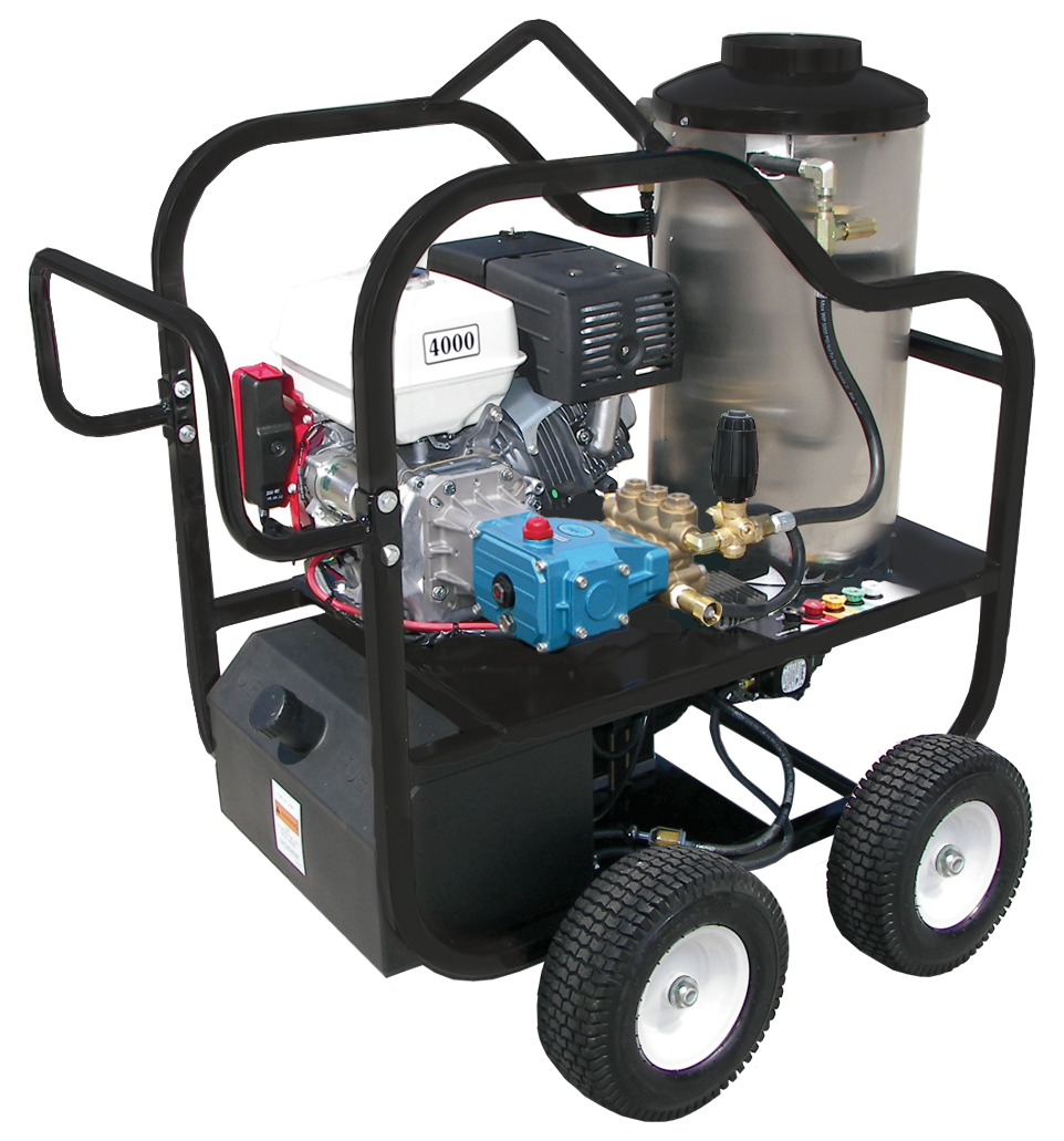 Pressure-Pro 4012-10C Hot Shot Hot Water Gas Portable Pressure Washer — 4 GPM / 4,000 PSI product image