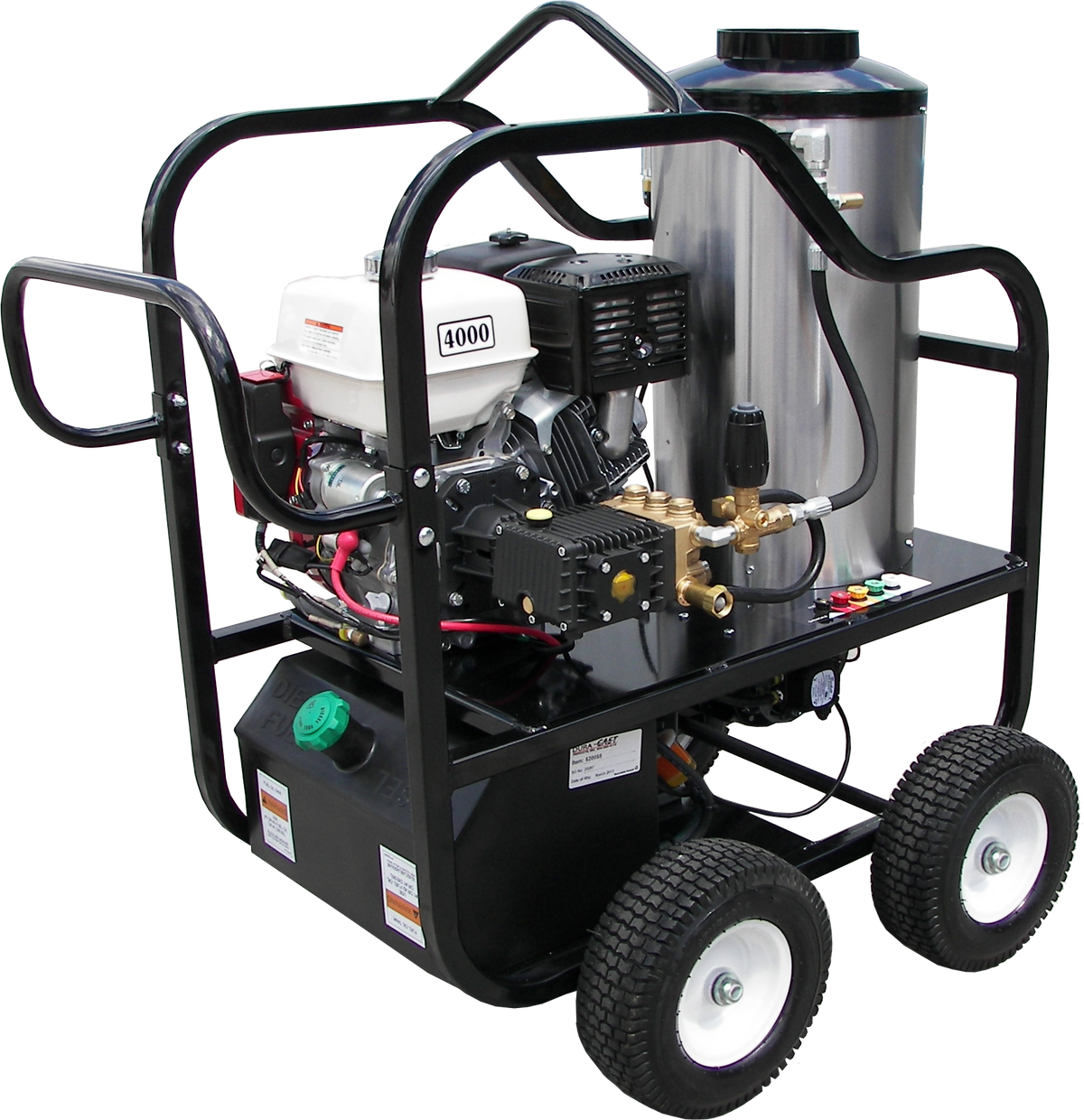 Pressure-Pro 4012-10G Hot Shot Hot Water Gas Portable Pressure Washer — 4 GPM / 4,000 PSI product image