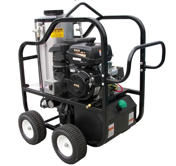Pressure-Pro 4012-15G Hot Shot Hot Water Diesel Pressure Washer — 4 GPM / 3,200 PSI