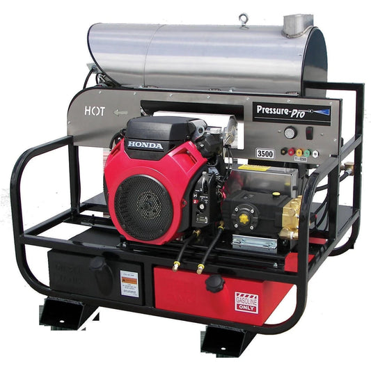 Pressure-Pro 8012PRO-35HG Pro-Super Skid hot water gas pressure washer
