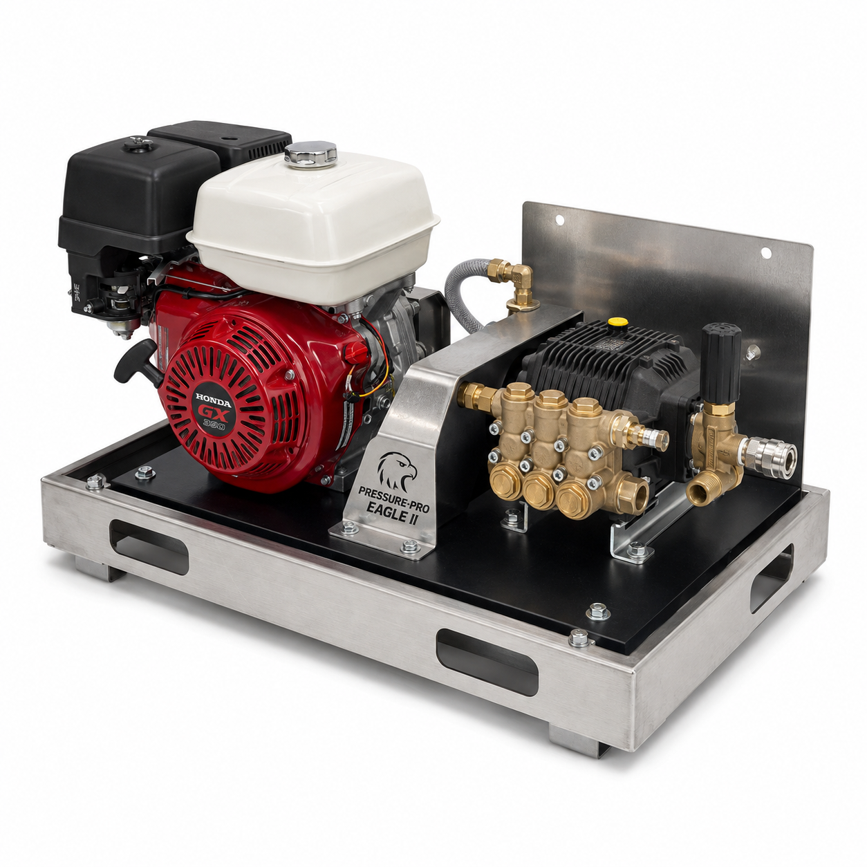 Pressure-Pro S/E4040HG-20 Eagle II Cold Water Gas Skid Pressure Washer