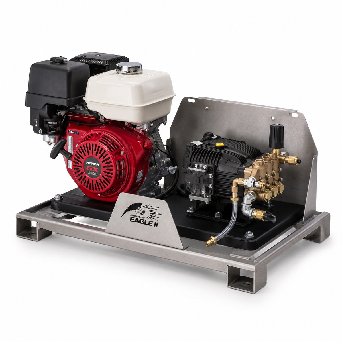 Pressure-Pro S/E4042HV-20 Eagle II Cold Water Gas Skid Pressure Washer