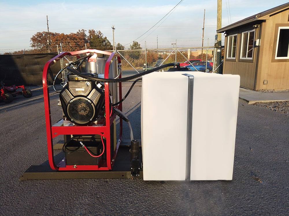 Pressure-Pro T185TWH/SK40005VH Dirt Laser hot water tank-skid pressure washer