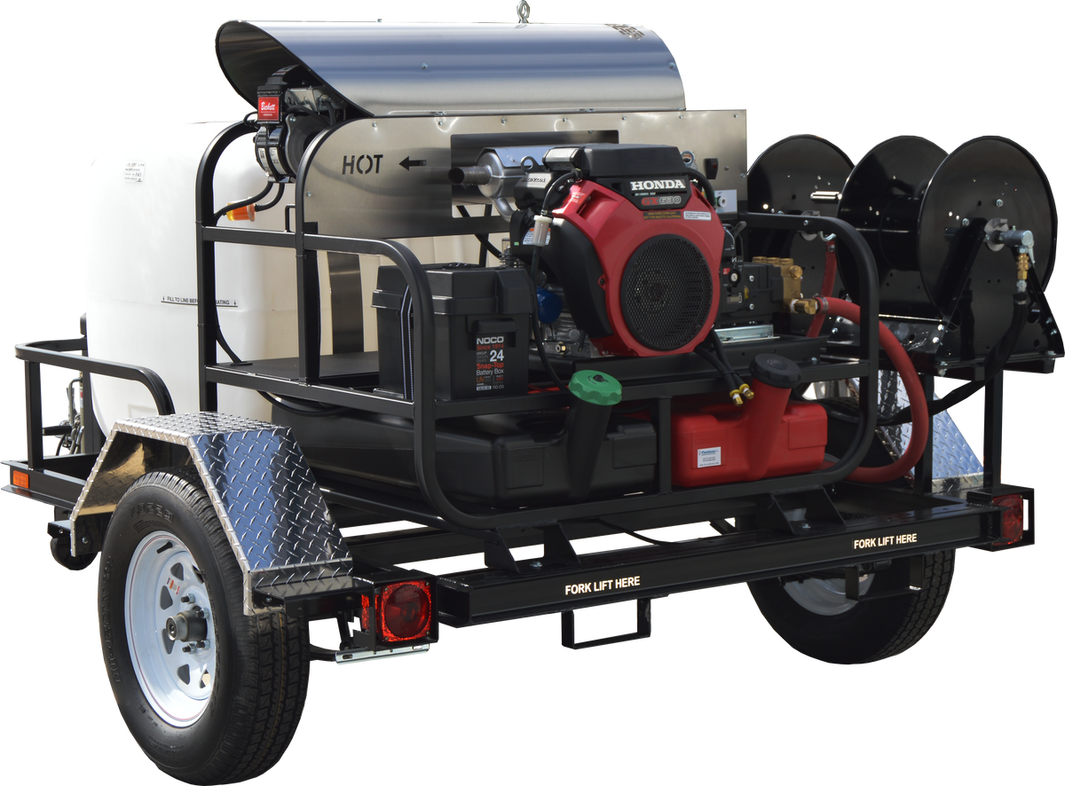 Pressure-Pro TR6012PRO-35HG Tow-Pro hot water trailer pressure washer