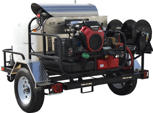 Pressure-Pro TR6012PRO-35HG Tow-Pro hot water trailer pressure washer