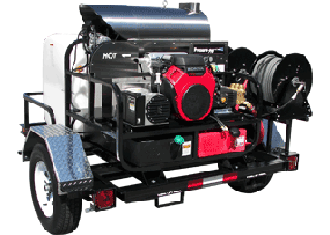 Pressure-Pro TR8012PRO-35HG Tow-Pro Hot Water Trailer Pressure Washer — 8 GPM / 3,500 PSI
