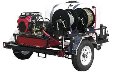 Pressure-Pro TRHDCV5535HG HDC Tow-Pro cold water trailer pressure washer