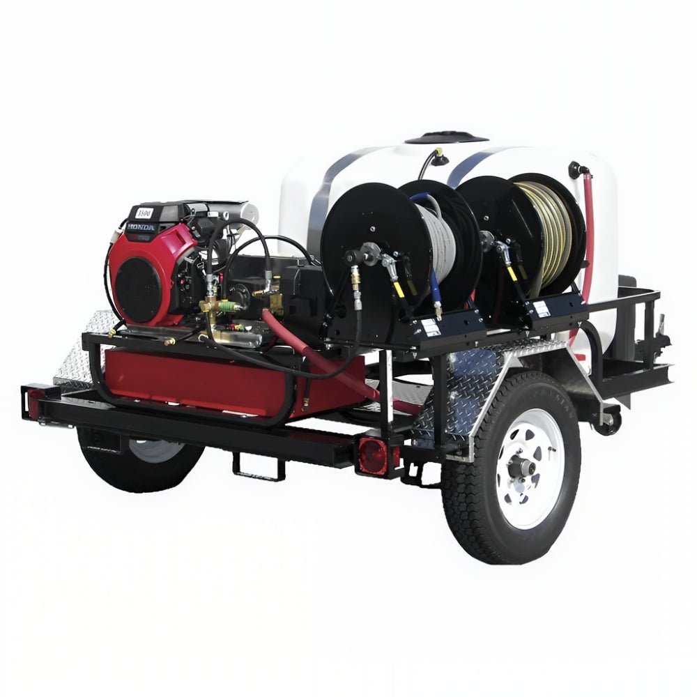 Pressure-Pro TRHDCV8035HG HDC Tow-Pro Cold Water Trailer Pressure Washer — 8 GPM / 3,500 PSI